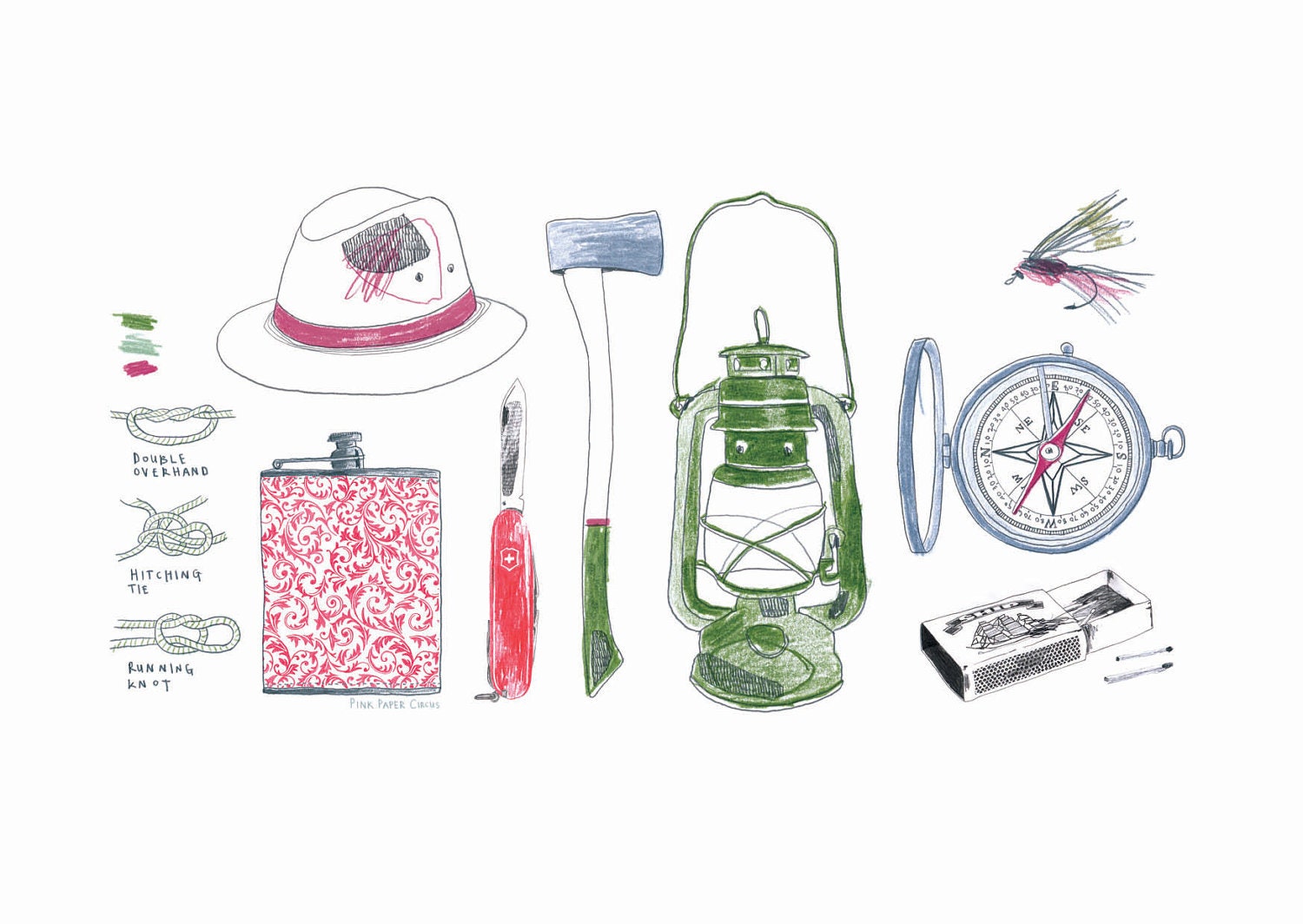 GENTLEMANLY PURSUITS // great outdoors // limited edition // print A4