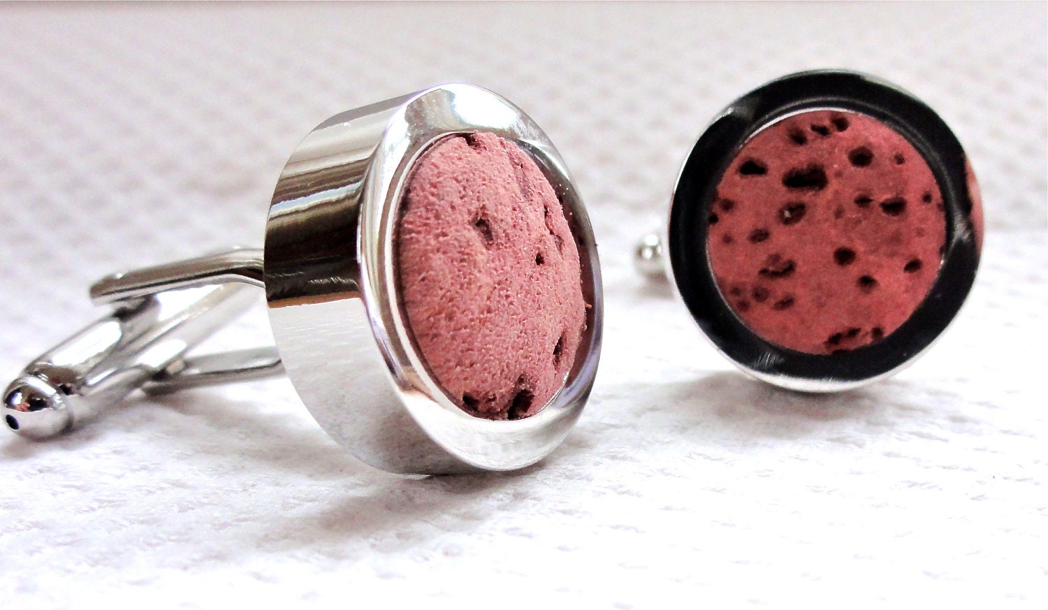 Men Cufflinks - Wine Cork Cufflinks - Cufflinks for Dad - Vineyard Wedding - Anniversary Gifts for Men