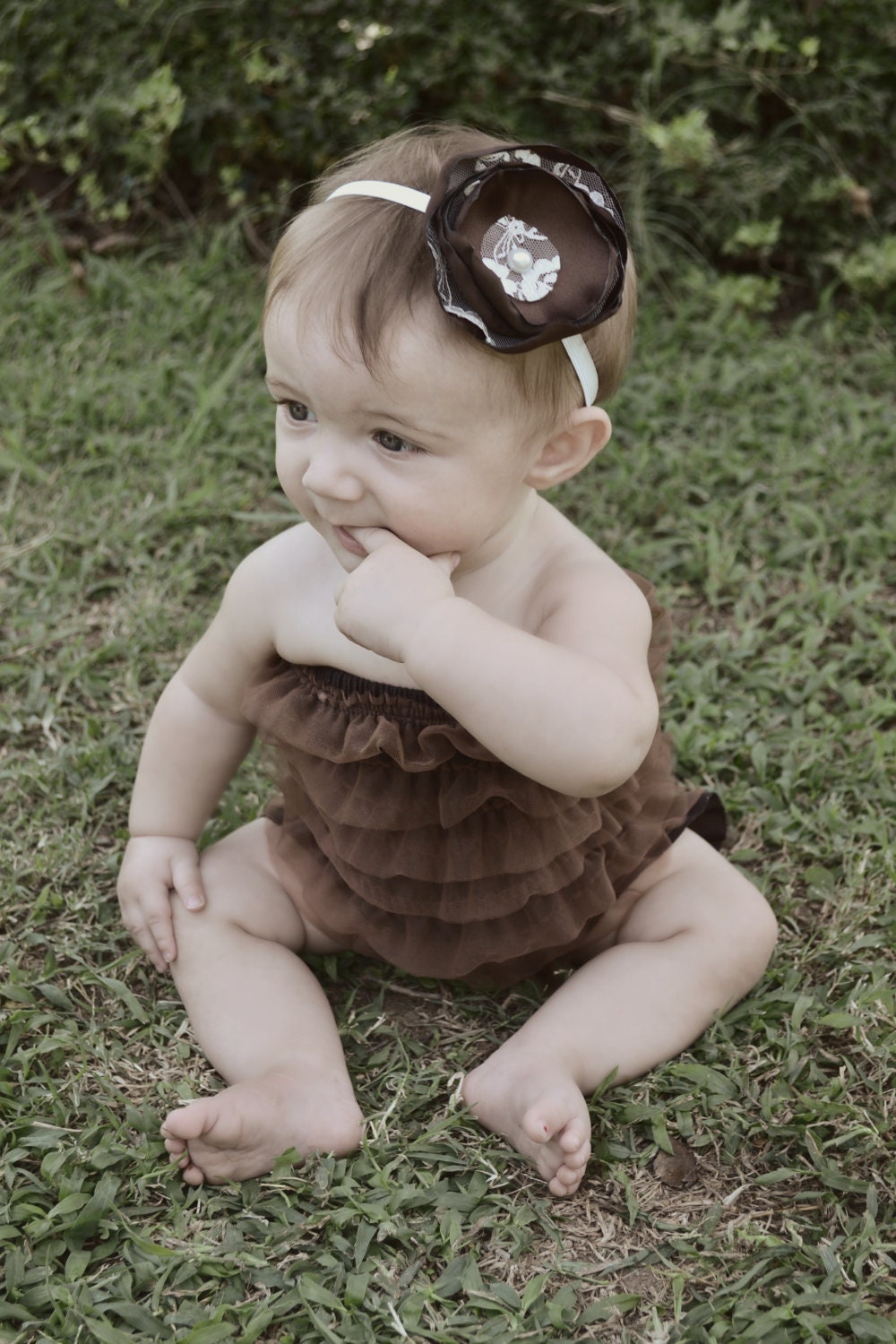 vintage inspired headband - baby - teen- children - lace - pearl - baby girls headband - newborn - infant - photo prop - hair accessories