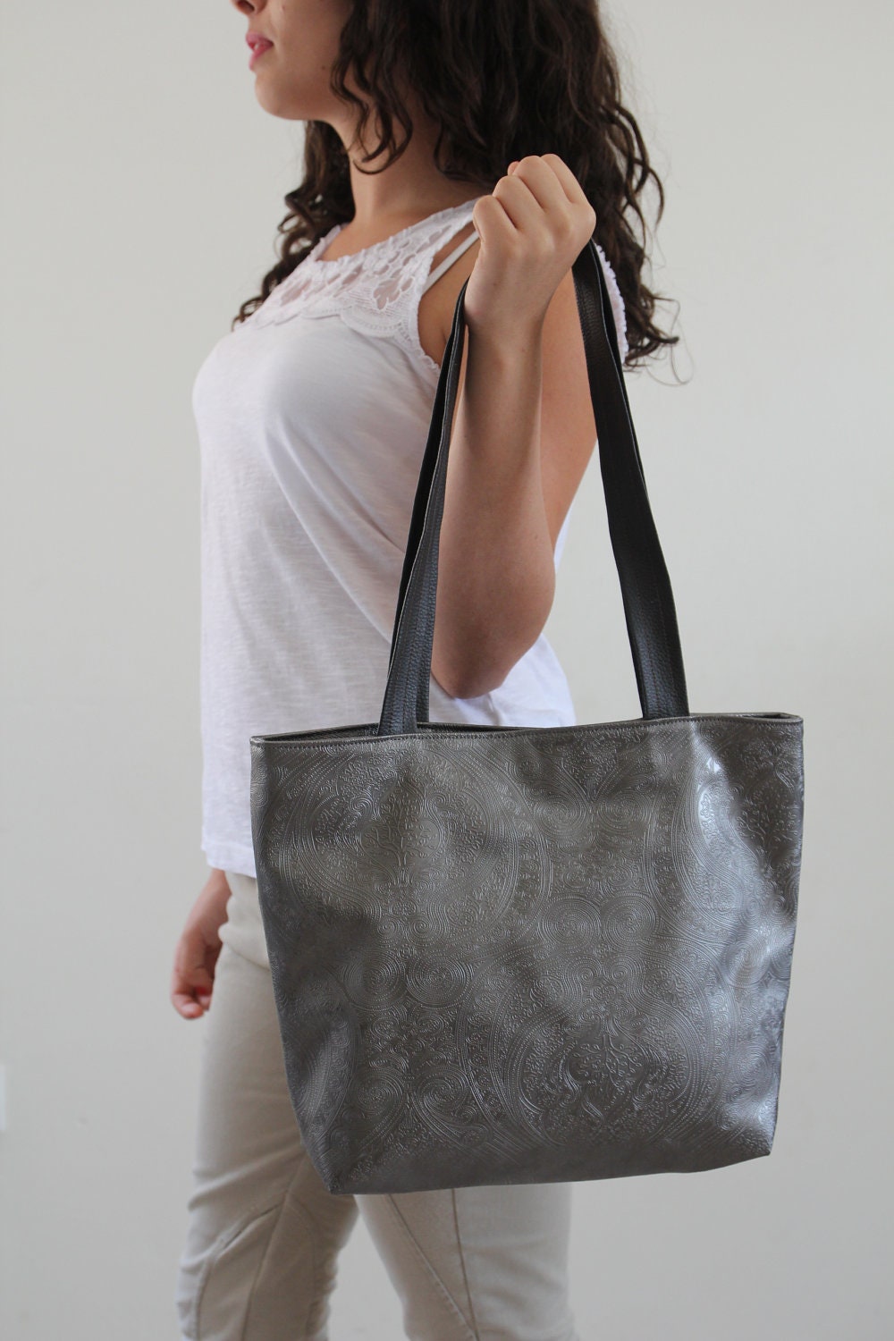 Tote bag, floewres pattern , messenger bag,clutch,shoulder bag