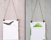 Sale 2013 Nature Wall Calendar 2013 Printable Calendar with Flowers and Leaves Gift for Her