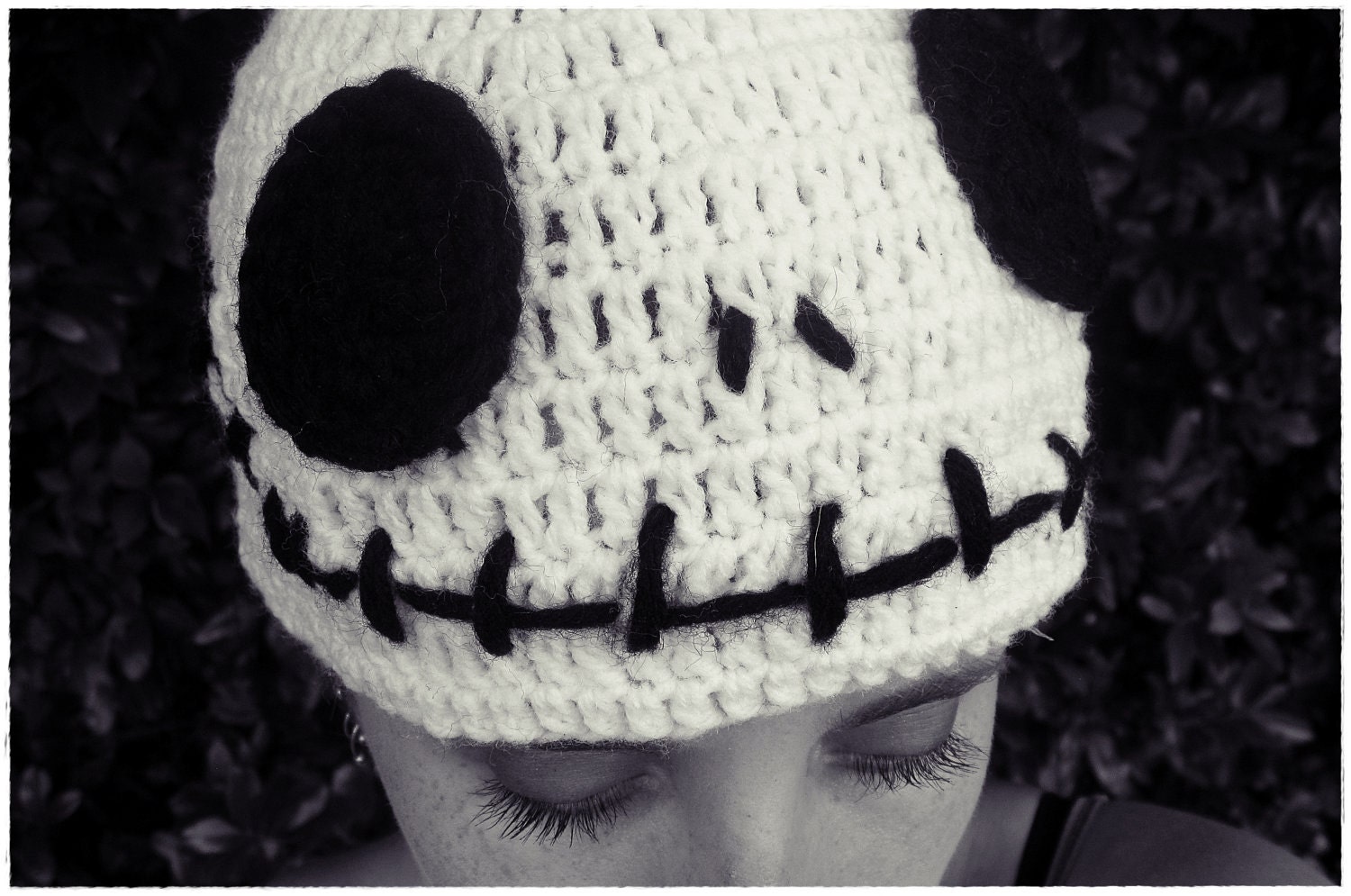 Crochet Jack Skellington Beanie