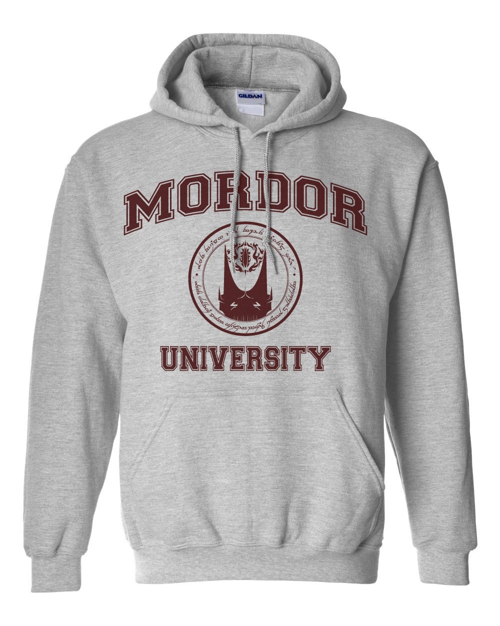 University hoodies font