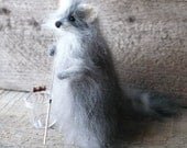 Raccoon-fisherman , Animal, Art Soft Sculpture, Handmade work, MADE TO ORDER