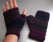 Orchid - Crochet Fingerless Gloves