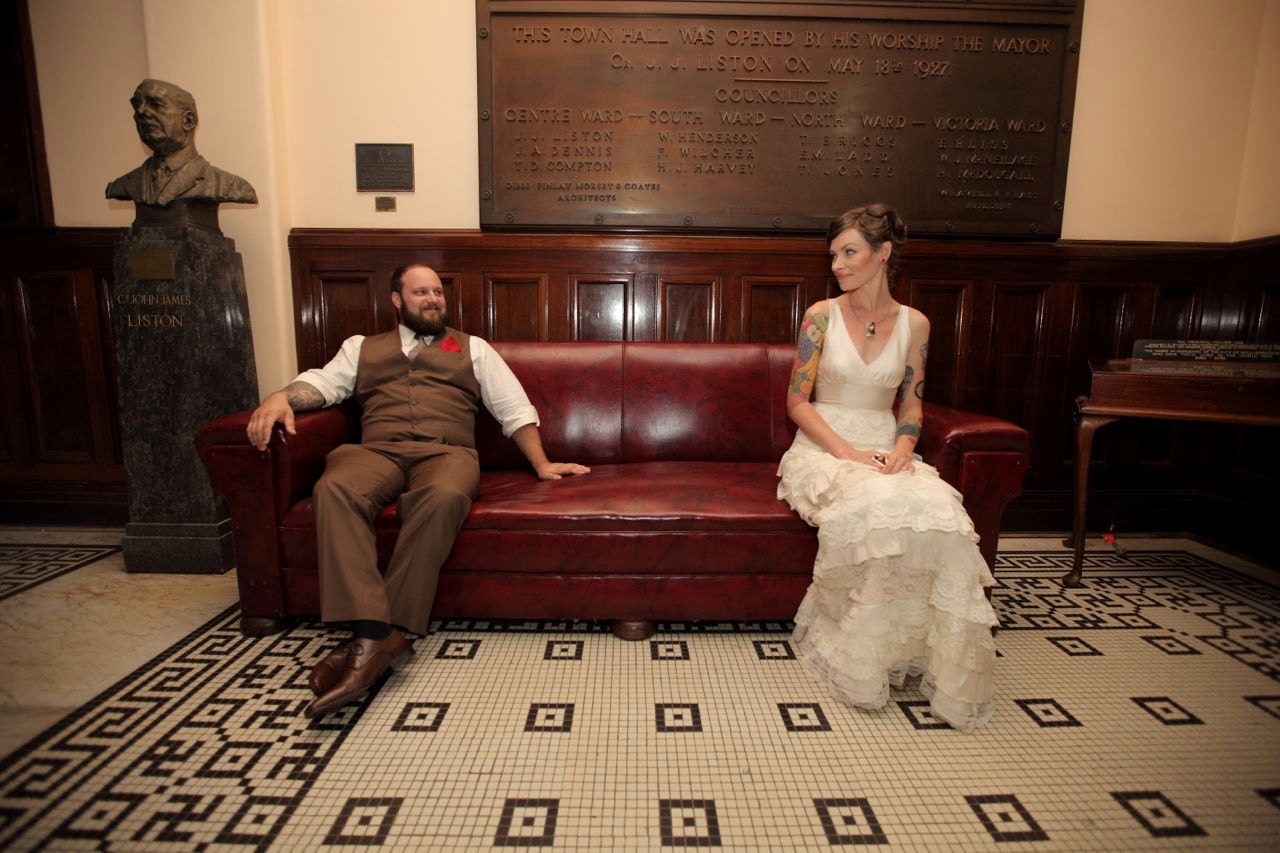 Silk Layered Wedding Dress - Natureza Gown - Made to Order