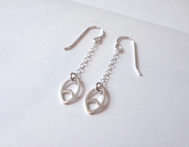 Leaf earrings Nature earrings Silver earrings Silver jewelry  Gifts for her Mother's Day 