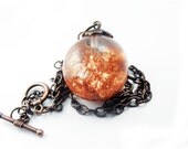Fools Gold,  Small Resin droplet pendant, by BuyMyCrap.