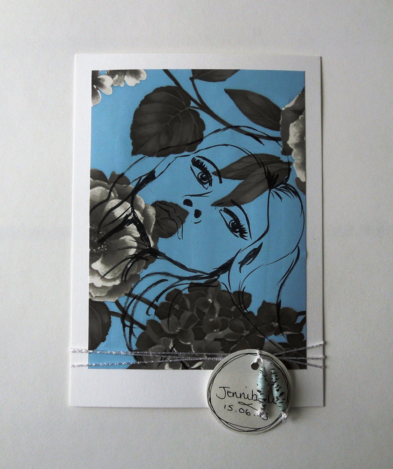 Wall Flower 4, Original Art by Jennibellie