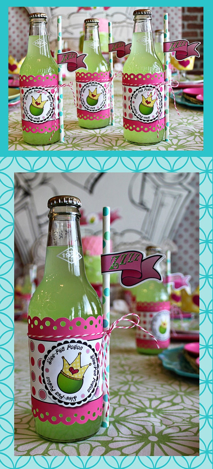 SleePEA Potion Drink Lables