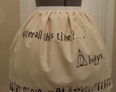 Harry Potter inspired full skirt - made to order