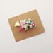Geometric Bear Brooch - Neon Enamel Metal Pin Badge