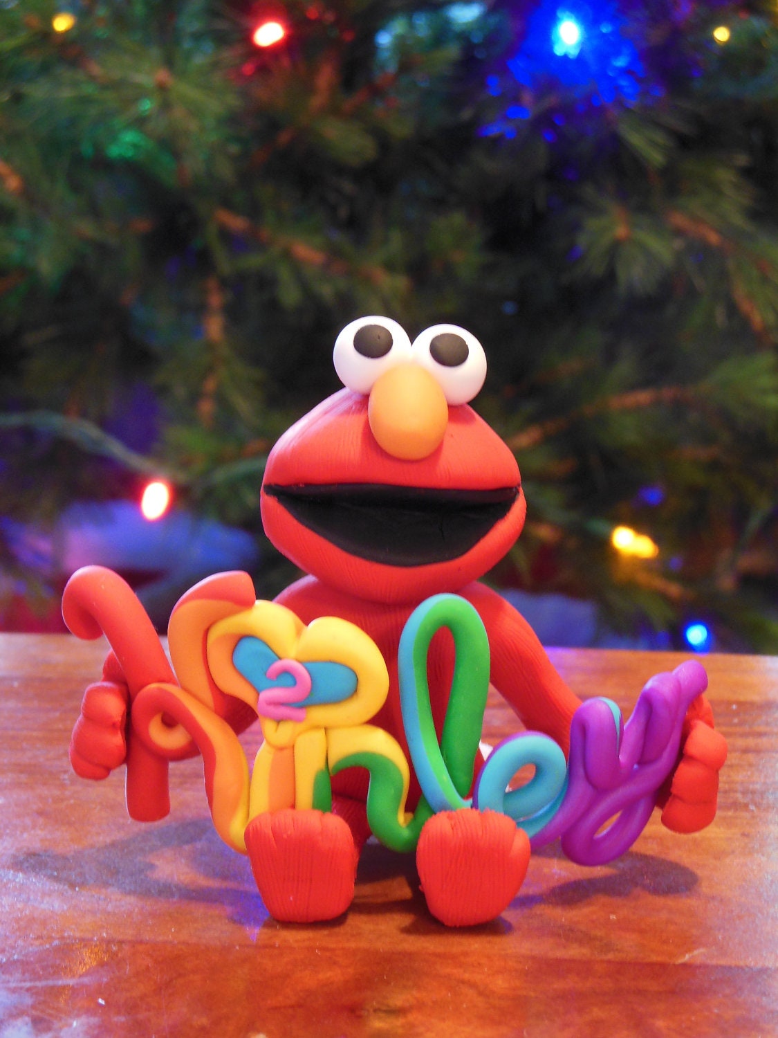 Elmo Christmas Ornament Personalized 