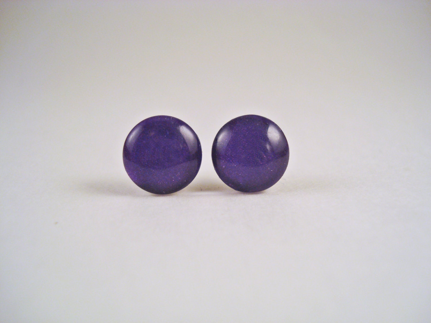 Royal Purple Nail Polish Earrings