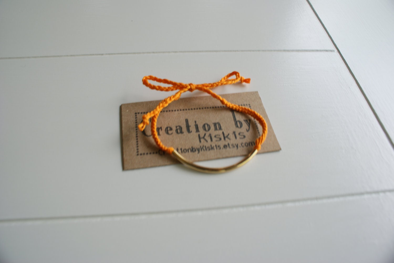 Modern Orange Friendship Bracelet, Best Friend Bracelet, Wrap Bracelet, Chic Accessory, Arm Candy