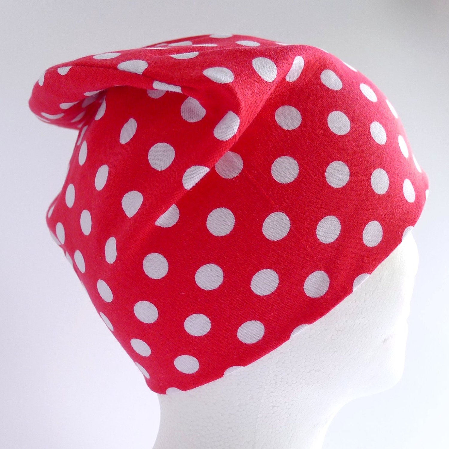 Dots by Jersey hat beanie Polkadot  IppuStudio Red pattern jersey Beanie Marimekko Hat