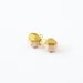pale pink gold dipped earrings