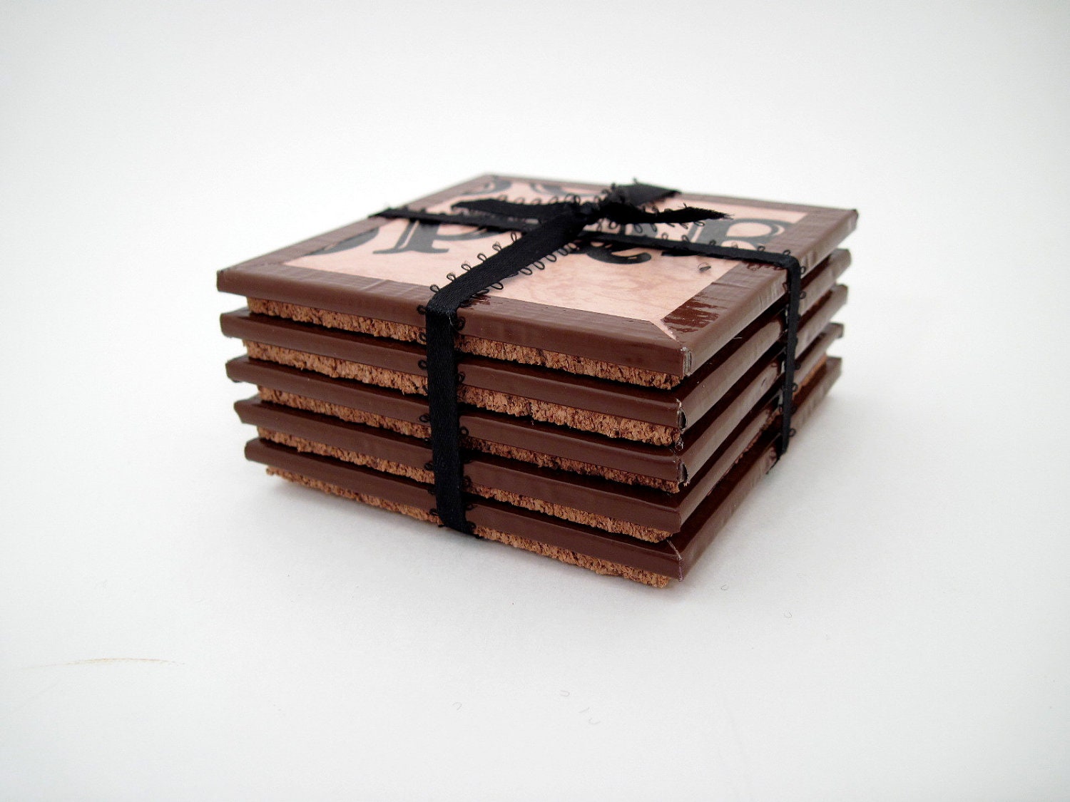 Board Game Coasters - Recycled Ouija Board - Halloween Decor - Halloween Coasters