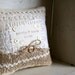 Custom Personalized Vintage Lace Wedding Ring Bearer Pillow -- Handmade in Ireland