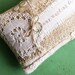Custom Personalized Vintage Lace Wedding Ring Bearer Pillow -- Handmade in Ireland