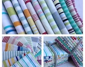 Fat Quarter Bundle- The Stripe Stash 159-Reclaimed Bed  Linens