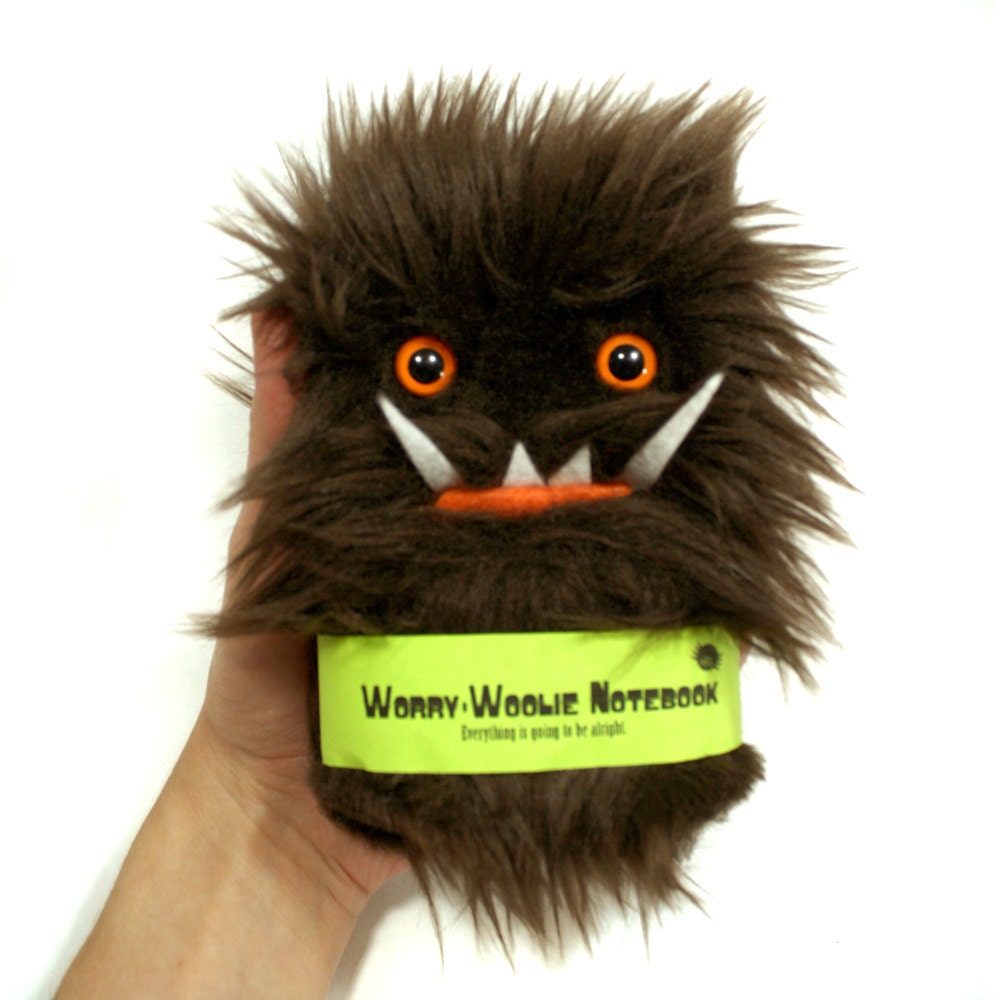 SALE Worry-Woolie Notebook Brown