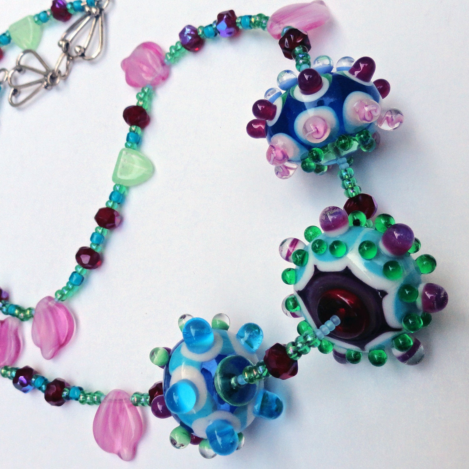 Lampwork Necklace by Creative Pigpen