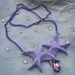 Lilac Birds Necklace