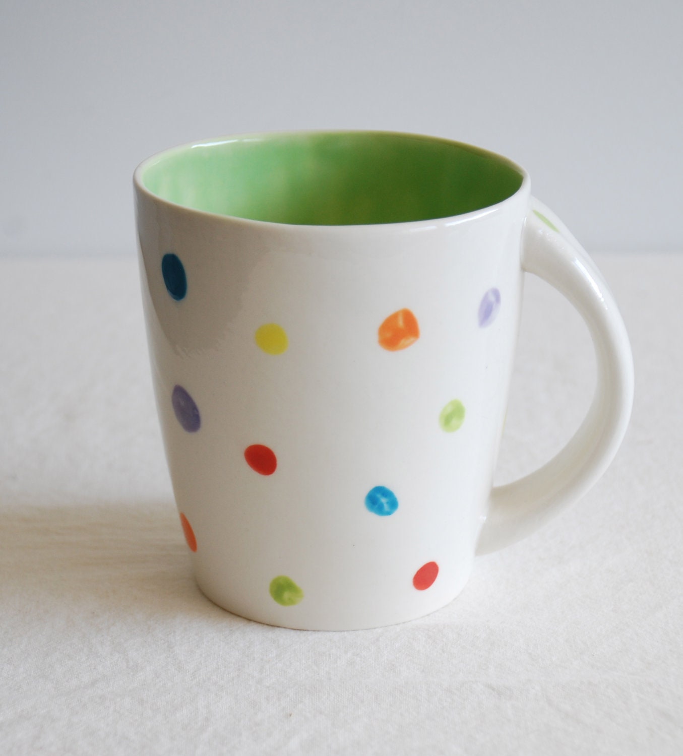 Confetti dot coffee cup
