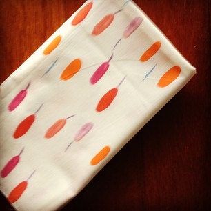 feather - original fabric - one yard