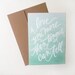 5x7 love card / "i love you more than tongue can tell"