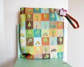 Wetbag Diaper Bag - The ICKY Bag XL by PETUNIAS - wet bag snap waterproof baby gift gear toddler cloth diaper accessories beach travel green