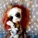 Loopy Gothic Art Doll Ooak Halloween Decoration Adele Jolene