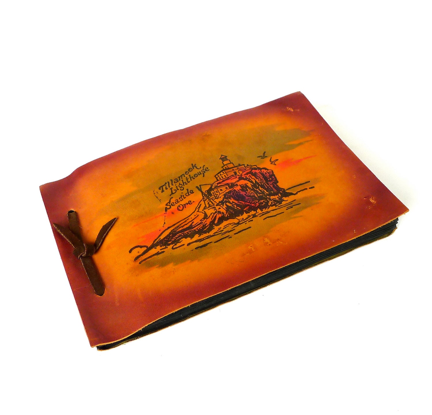 Leather Souvenir Book of Calling Cards 1941