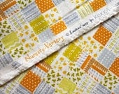 Japanese Fabric Heather Ross for Kokka Nursery Versery Fat Quarter - Penny Patch - grey and yellow