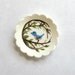 Miniature Bluebird and Branches Handpainted Dish OOAK by C.Rohal