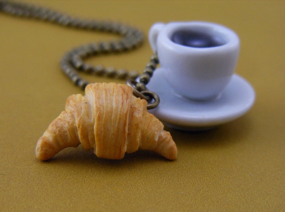 Coffee and Pastry Necklace
