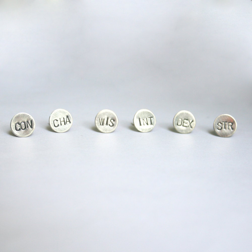 Gamer Stat Earrings - Customized You pick 2