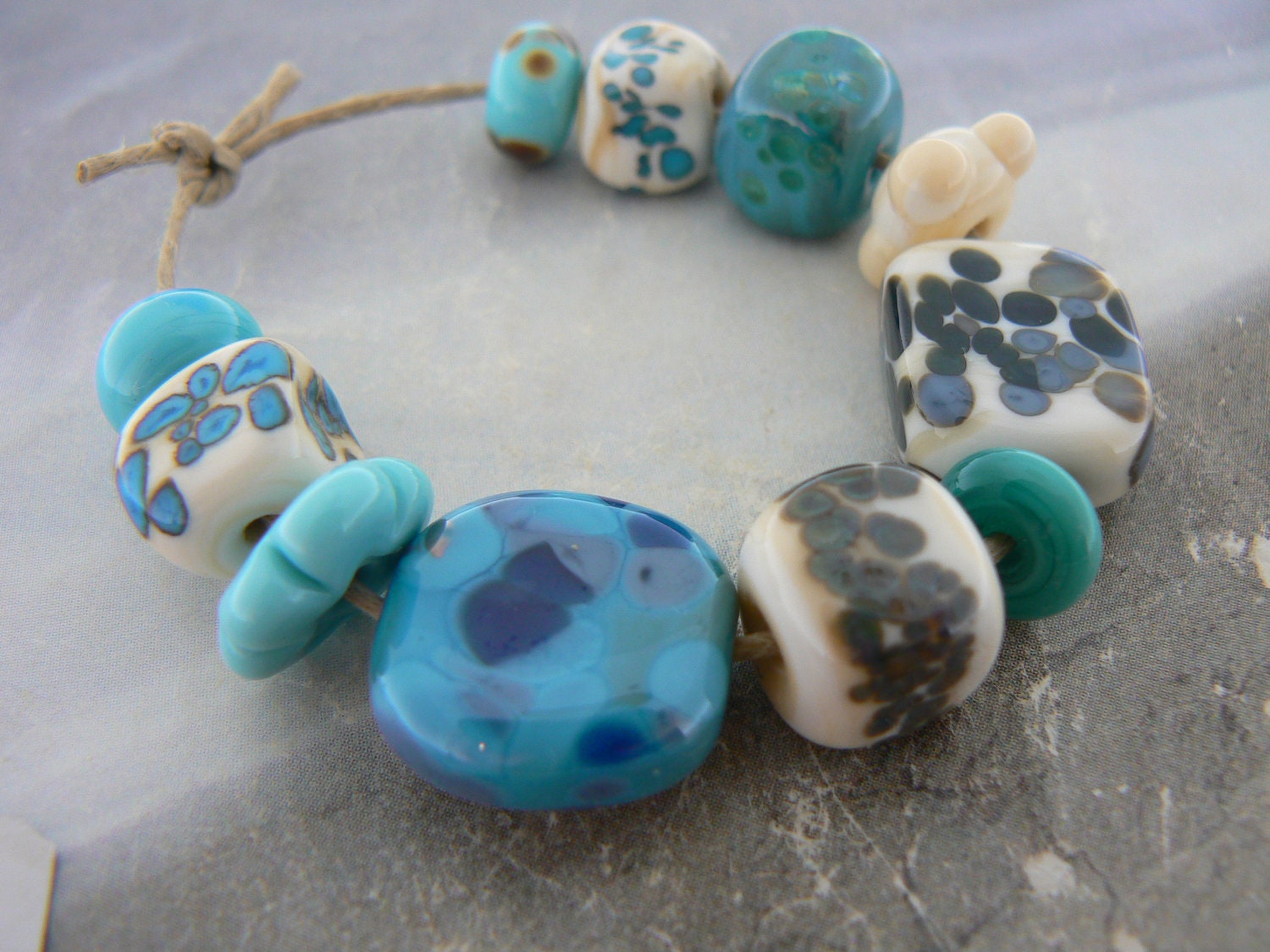 The Beach Collection... Handmade Lampwork Glass Beads