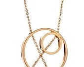 Inner Circle Necklace 102 in Rose Gold