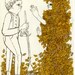 The Lady in the Leaves (original drawing, 2012)