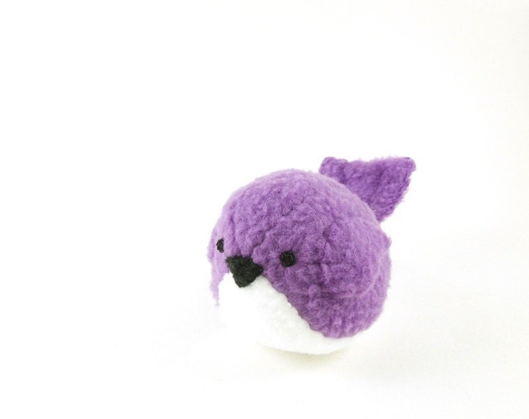 Purple Bird Stuffed Animal Kids Plush Toy