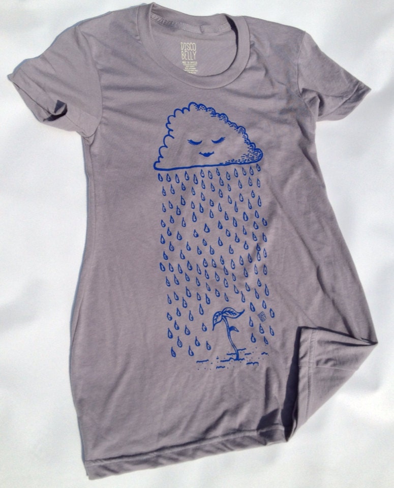 Lil' Sprout Maternity Tshirt in Grey (Made in USA)