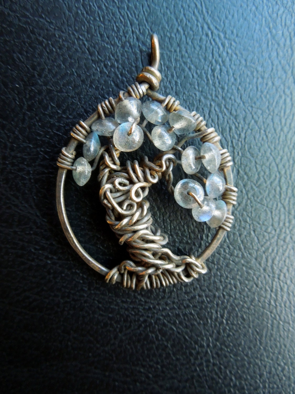 Intuitive Soul Tree of Life Necklace-Labradorite Branches