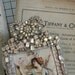 Vintage Jeweled Clear & AB Rhinestone Photo Picture Frame Sparkling OOAK Elegant Perfect for Weddings