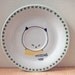 hand painted plate - original drawing illustration