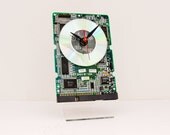 Recycled Computer Hard Drive Circuitboard Clock
