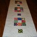 9-Patchwork Tablerunner Quilted-14 x 45