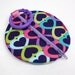 Paci Pod Purple Hearts Binky Pouch Pacifier Case