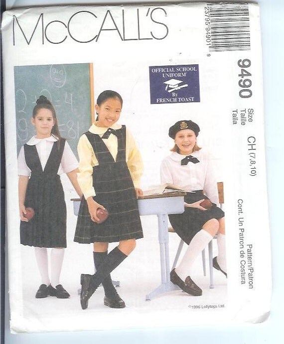 ... Blouse and Tie Sewing Pattern 9490 Size CH 7-8-10 School Uniform UNCUT ... Blouse and Tie Sewing Pattern 9490 Size CH 7-8-10 School Uniform UNCUT